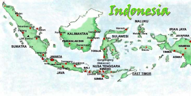 Peta Indonesia  Pacitanisti